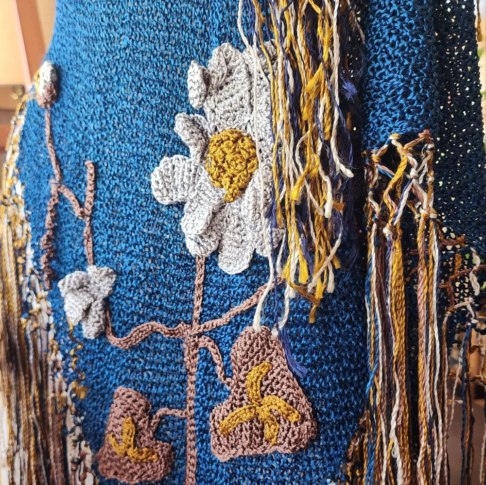 Vintage Antique 1930s piano shawl for emo fairy - Picture 16 of 16